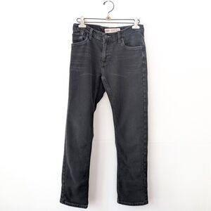 Levi's Big Boy's Black Slim Fit Knit Jeans In Size 14Reg